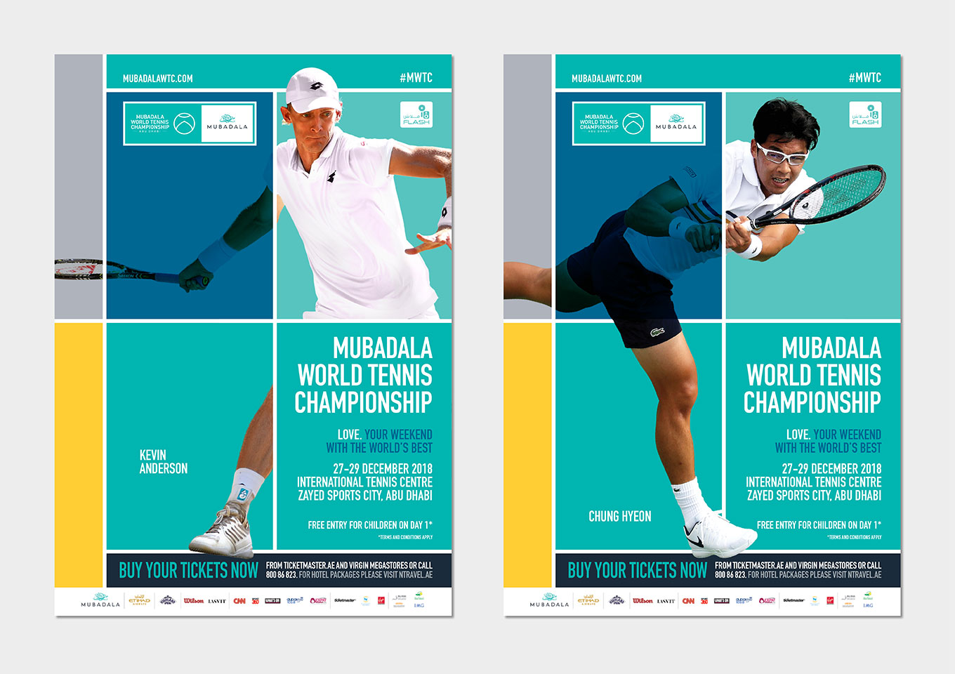 Mubadala World Tennis Championship North55 Branding Agency UAE